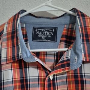 Nautica Men's Multicolor Plaid Shirt